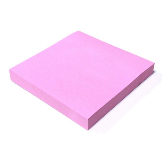 Notite Adezive OFFICE Products, 76x76 mm, 100 File, 70 g/mÂ², Culoare Roz Pastel, Notes-uri, Post-it, Articole Hartie, Accesorii Birou