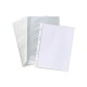 Set 100 Folii de Protectie A4, Tip Cristal, 40 MIC, Transparente, Folii Protectie Documente, Folie pentru Protectie Documente OFFICE Products, Folii din Plastic pentru Documente, Folii Transparente Tip Cristal