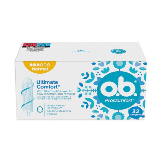 O.b. Pro Comfort Normal, Tampoane, 32 Tampoane/cutie