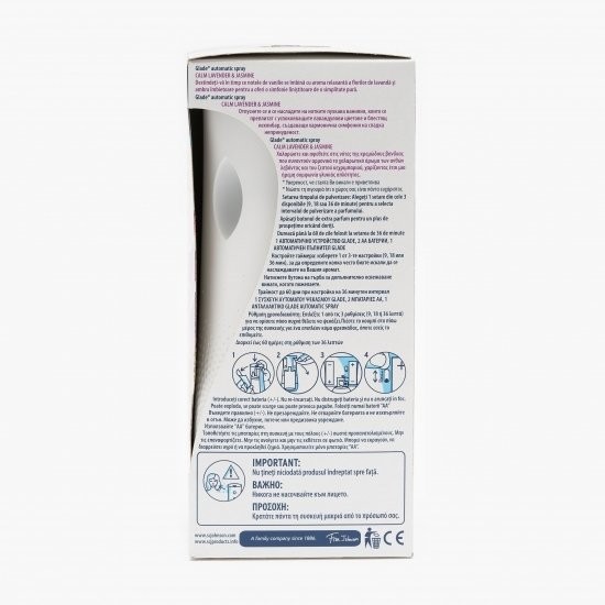 Odorizant De Camera Glade Aparat + Rezerva Lavander & Aloe, 269ml