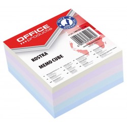 Cub Hartie 85x85x40mm, Office Products - Hartie Culori Pastel Asortate