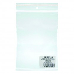 Pungi Plastic Cu Fermoar Pentru Sigilare, 80x180mm, 40 Microni, 100 Buc/set, Office Products-transp