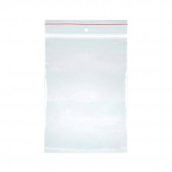 Pungi Plastic Cu Fermoar Pt Sigilare, 200x400mm, 40microni, 100buc/set, Office Products-transparente