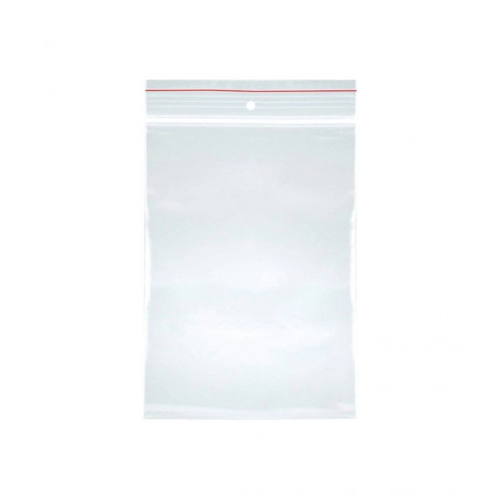 Pungi Plastic Cu Fermoar Pt Sigilare, 300x400mm, 40microni, 100buc/set, Office Products-transparente