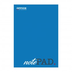 Blocnotes A5, 100 File - 60gsm, Lipit Pe Latura Mica, Coperta Albastra, Office Products - Matematica