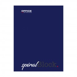 Caiet Cu Spirala, A5, 80 File - 70g/mp, Coperti Carton, Albastra, Office Products - Dictando