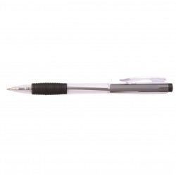 Pix Cu Mecanism, Rubber Grip, Varf 0.7mm, Office Products - Negru