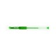 Pix Transparent Cu Gel, Cu Rubber Grip, Varf 0.5mm, Office Products - Verde