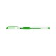 Pix Transparent Cu Gel, Cu Rubber Grip, Varf 0.5mm, Office Products - Verde