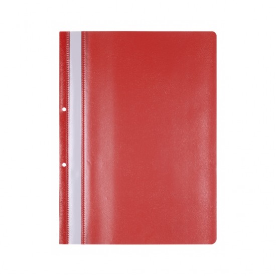 Dosar Plastic Pp Cu Sina, Cu Gauri, Grosime 100/170 Microni, Office Products - Rosu