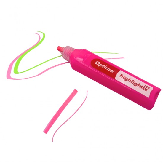 Textmarker Varf Lat 1-4mm, Optima 720 - 4 Culori/set