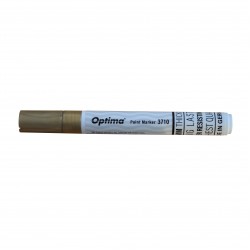 Marker Cu Vopsea Optima Paint 3710, Varf Rotund 4.5mm, Grosime Scriere 2-3mm - Auriu