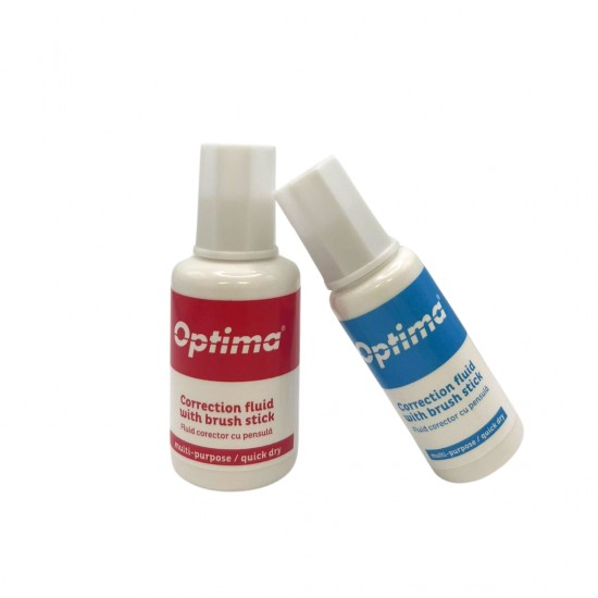 Fluid Corector Optima, 10ml, Cu Pensula, Pe Baza De Solvent (garantie 3 Ani)