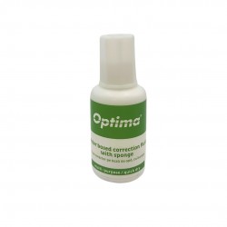 Fluid Corector Optima, 20ml, Cu Pensula, Pe Baza De Apa (garantie 3 Ani)
