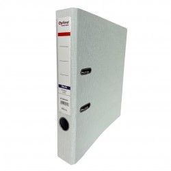 Biblioraft A4, Plastifiat Pp/paper, Margine Metalica, 50 Mm, Optima Classic - Alb