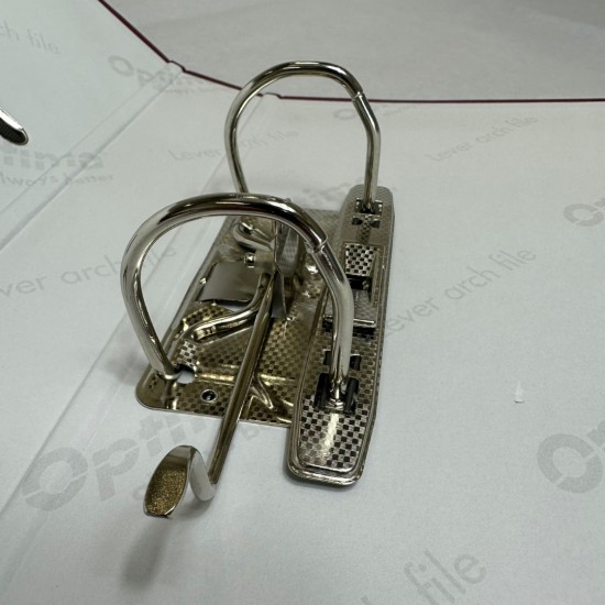 Biblioraft A4, Plastifiat Pp/paper, Margine Metalica, 50 Mm, Optima Classic - Violet