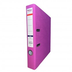 Biblioraft A4, Plastifiat Pp/paper, Margine Metalica, 50 Mm, Optima Classic - Rose