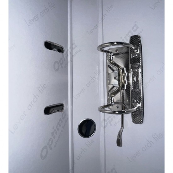 Biblioraft A4, Plastifiat Pp/paper, Margine Metalica, 50 Mm, Optima Classic - Pink