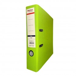 Biblioraft A4, Plastifiat Pp/paper, Margine Metalica, 75 Mm, Optima Classic - Verde Deschis