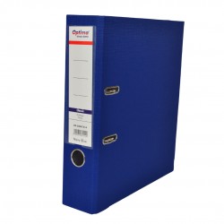 Biblioraft A4, Plastifiat Pp/paper, Margine Metalica, 75 Mm, Optima Classic - Bleumarin