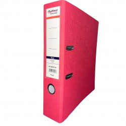 Biblioraft A4, Plastifiat Pp/paper, Margine Metalica, 75 Mm, Optima Classic - Pink