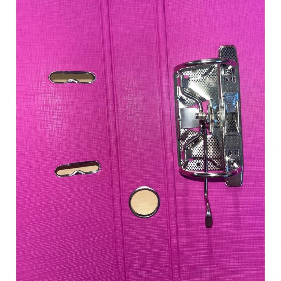 Biblioraft A4, Plastifiat Pp/pp, Margine Metalica, 50 Mm, Optima Premium - Rose