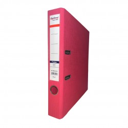 Biblioraft A4, Plastifiat Pp/pp, Margine Metalica, 50 Mm, Optima Premium - Pink