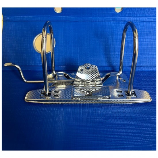 Biblioraft A5, Plastifiat Pp/pp, 75 Mm, Optima Premium - Albastru