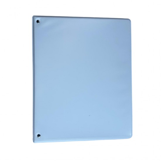 Caiet Mecanic Cu Buzunar, Plastifiat Pp, 4 Inele In "d", 16 Mm, Cotor 25mm, Optima - Alb