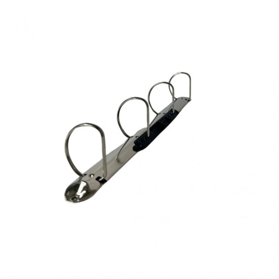 Caiet Mecanic Cu Buzunar, Plastifiat Pp, 4 Inele In "d", 40 Mm, Cotor 65mm, Optima - Alb