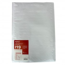 Plic Antisoc I19, 320x455mm - Ext., 300x445mm - Int., Lipire Siliconica, 10 Buc/set, Optima - Alb