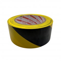 Banda Adeziva Pentru Avertizare, 48mm X 33 M, 150 Microni, Optima Safety Warning - Negru/galben