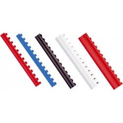 Inele Plastic 6 Mm, Max 25 Coli,100buc/cut, Optima - Negru