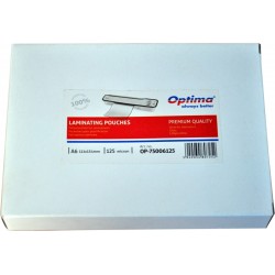 Folie Pentru Laminare, A6 (111 X 154 Mm), 125 Microni 100buc/top Optima
