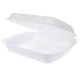 Caserole Meniu, 24x21x7 cm, 100 Buc/Set, Polistiren Expandat, Culoare Alba, Caserola Unica Folosinta Polistiren, Caserole Polistiren, Caserole Unica Folosinta Meniuri, Ambalaje Catering, Cutii Unica Folosinta Meniu, Caserole Fast Food, Caserola Meniu