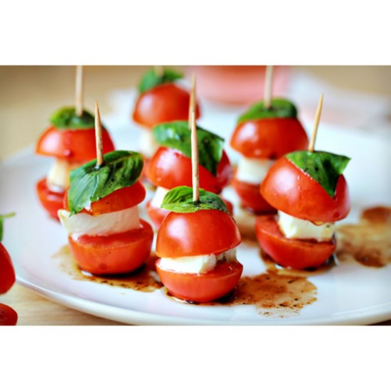 Scobitori din Lemn OTI, 1000 Buc/Set, Lungime 65 mm, Ambalate Individual, Scobitori din Lemn, Scobitori pentru Petreceri, Scobitori pentru Aperitive, Scobitori Festive, Scobitori pentru Picnic