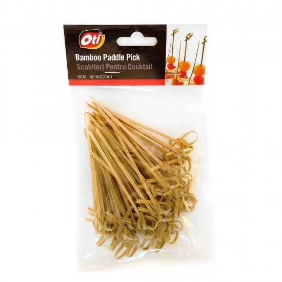 Set 50 Scobitori din Lemn pentru aperitiv, Rustic Cocktail OTI, Lungime 9 cm, Scobitori din Lemn pentru Evenimente, Scobitori pentru Petreceri, Bete pentru Aperitive, Scobitori pentru Aperitive, Scobitori Festive, Scobitori pentru Picnic