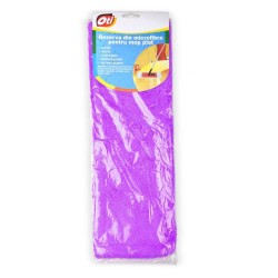 Rezerva Economic OTI pentru Mop Plat, Microfibra, Culoare Mov, Rezerva pentru Mopuri Plate, Rezerva pentru Mopuri, Rezerve Mopuri din Microfibra, Rezerva Mop Plat Microfibra, Accesorii pentru Uz Casnic