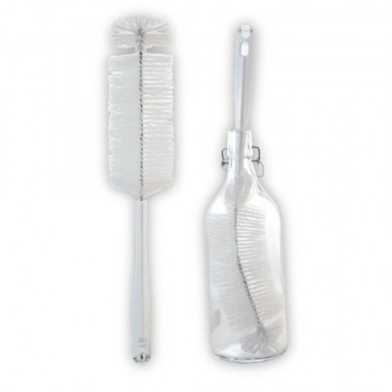 Perie OTI Pentru Sticle de 1L, Polipropilena, 43 g, Culoare Rosie, Perii pentru Curatare Sticle, Perie pentru Curatare Sticla, Perii pentru Spalarea Sticlelor, Perie pentru Sticle de 1L, Perie de Spalat Sticle