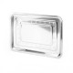 Tava Inox, 30x40 cm, Culoare Argintie, Tava de Inox, Tava din Inox Dreptunghiulara, Tava de Inox pentru Servire, Platouri si Tavi, Tavi din Inox, Tavi din Inox pentru Servire
