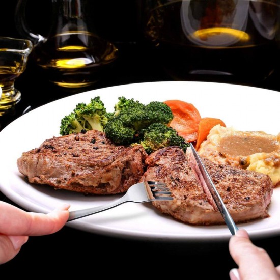 Cutit Inox, Lungime 21.5 cm, Ambalat Individual, Culoare Argintie, Cutit de Inox, Cutite Inox, Ustensile Bucatarie din Inox, Tacamuri de Inox