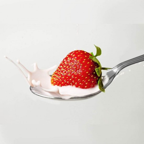 Lingurita Inox, Lungime 14.5 cm, Ambalata Individual, Culoare Argintie, Lingurite pentru Desert, Lingurite din Inox pentru Prajituri, Lingurite de Inox, Lingurite Mici Inox, Tacamuri de Inox