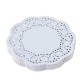 Hartie Dantelata Rotunda, Diametru 26.7 cm, 100 Buc/Set, Greutate 40 g/mÂ², Culoare Alba, Hartii Dantelate, Hartie Decorativa, Forme Rotunde Hartie pentru Cesti, Hartie Decorativa pentru Prajituri, Hartie pentru Cani si Pahare, Hartie Dantelata Tort