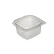 Caserole Capac Atasat, 125x110x60 mm, 100 Buc/Set, 375 ml, Plastic Transparent, Caserole de Unica Folosinta, Caserole cu Capac din Plastic, Caserole din Plastic, Caserole Catering, Caserola cu Capac, Set de Caserole din Plastic