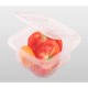 Caserole Capac Atasat, 130x125x60 mm, 100 Buc/Set, 500 ml, Plastic Transparent, Caserole de Unica Folosinta, Caserole cu Capac din Plastic, Caserole din Plastic, Caserole Catering, Caserola cu Capac, Set de Caserole din Plastic