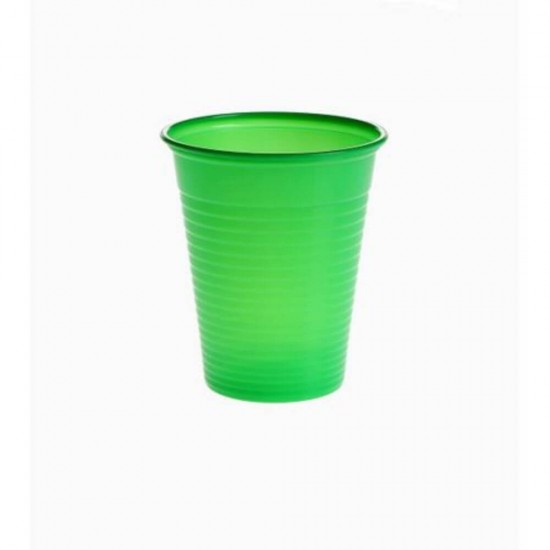 Pahare Plastic OTI Dopla, 50 Buc/Set, 200 ml, Culoare Verde, Pahare din Plastic de Unica Folosinta, Pahare Verzi de Unica Folosinta, Set Pahare de Unica Folosinta, Vesela de Unica Folosinta, Pahare de Plastic la Set, Pahare Plastic Catering