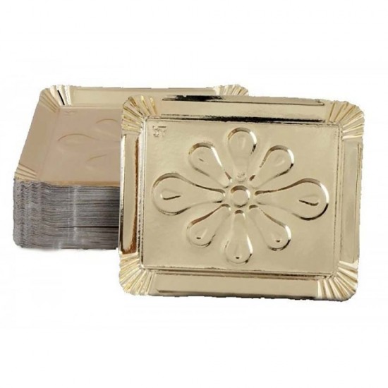Tavite T12, 24.5x34.5 cm, 100 Buc/Set, Carton Auriu, Tavite Unica Folosinta, Tavite de Carton Auriu, Tavite din Carton, Tavite de Carton Patiserii, Tavite Catering, Tavite Aurii pentru Prajituri, Suporturi Carton pentru Parjituri, Platouri Cofetarie