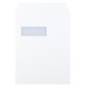 Plicuri Albe C4 cu Fereastra Stanga, Dimensiune 229x324 mm, 100 Buc/Bax, Lipire Autoadeziva