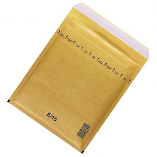 Plic Antisoc E15, Dimensiune Ext. 240x275 mm, Int. 220x265 mm, Hartie Kraft Maro 80 gr, Lipire Autoadeziva