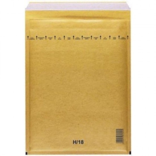 Plic Antisoc H18, Dimensiune Ext. 290x370 mm, Int. 270x360 mm, Hartie Kraft Maro 80 gr, Lipire Autoadeziva